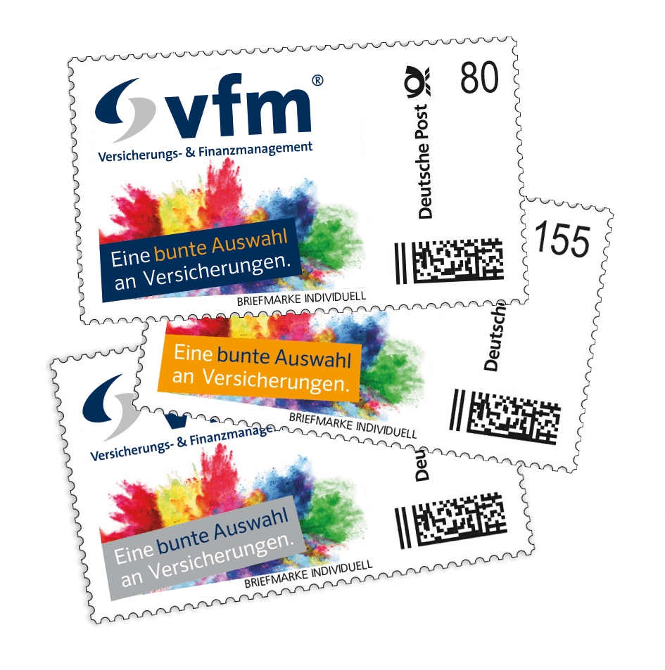 Briefmarken vfm geschäftsausstattung