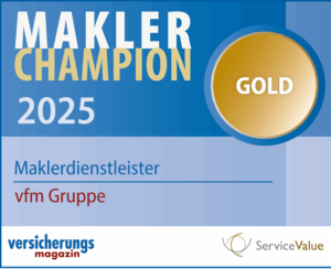 Auszeichnung Gold für Maklerdienstleister, 2025