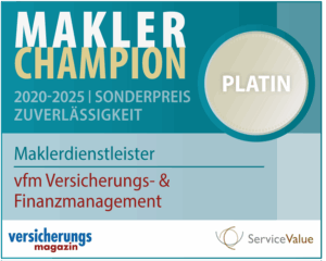 Auszeichnung Platin für Zuverlässigkeit, 2025
